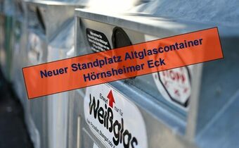 Verlagerung der Recycling-Container